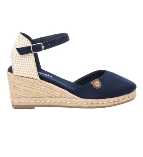 Espadrilles 171882 - hauteur du talon : 6cm (37), Tissu, 5 à 8 cm, Boucle, Casuel, Marine - Refresh - Modalova