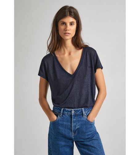 PL505855 T-shirt à col en V (XS), Casuel, Coton, Manche courte - Pepe Jeans - Modalova