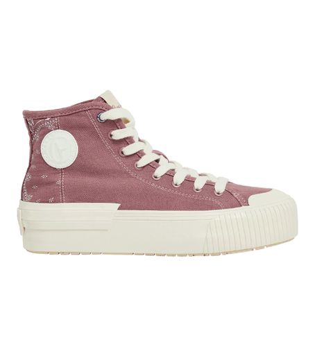 PLS31554 Trainers Samoi Divided (36), Tissu, Plat, Lacets, Casuel, Rose, Durable - Pepe Jeans - Modalova