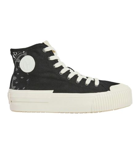 PLS31554 Trainers Samoi Divided (36), Noir, Tissu, Plat, Lacets, Casuel, Durable - Pepe Jeans - Modalova