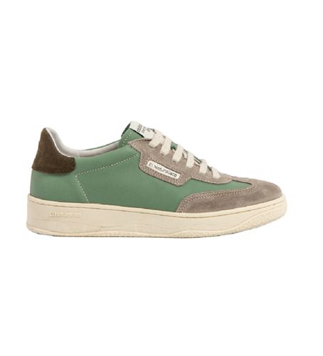 Unisex. 2584111C4005_0MU Baskets en cuir N5841 Geo (37), Plat, Lacets, Casuel, Vert - El Naturalista - Modalova