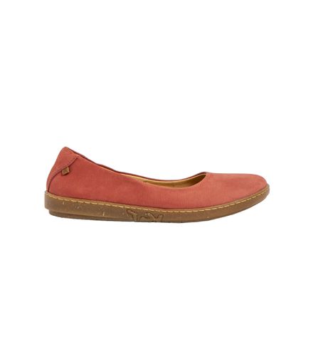 BR0005_043 Ballerines en cuir N5300 corail (36), Plat, Aucun, Casuel - El Naturalista - Modalova