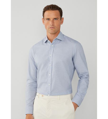 HM309758 Chemise en foulard mélangé (S), Casuel, Gris, Coton, Classique, Manche longue - Hackett London - Modalova