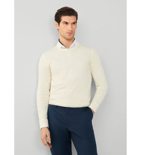 HM702926 Gmd Merino Silk Crew pull (M), Blanc, Casuel, Coton - Hackett London - Modalova