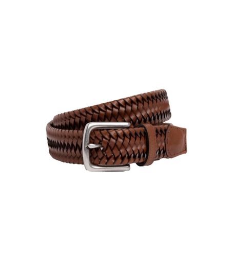 HM413485 Ceinture en cuir tressé marron (S), Casuel - Hackett London - Modalova