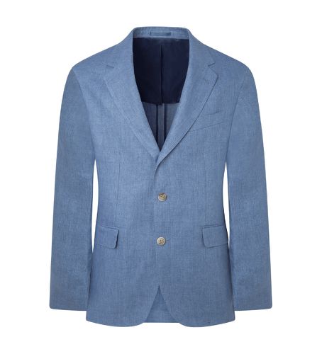 HM443317 Blazer en lin Delave (38/32), Bleu, Casuel, Classique - Hackett London - Modalova