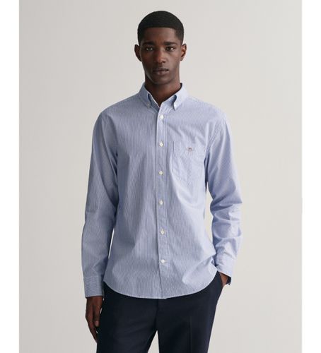 Chemise en popeline coupe régulière Banker Stripe (M), Casuel, Coton, Manche longue - Gant - Modalova