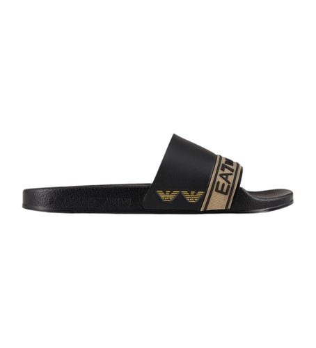 Unisex. XCP011_XK277 Tongs Sports aquatiques Tape Slide U (36), Plat, Aucun, Casuel, Beachwear - EA7 - Modalova