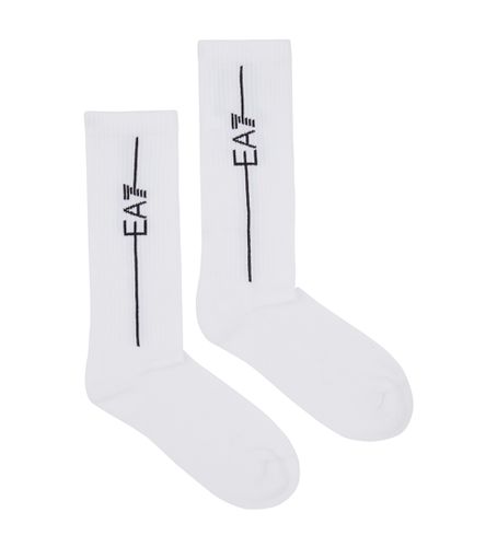 Unisex. 246002_CC999 Lot de 2 paires de chaussettes de train (S-M), Homewear, Coton - EA7 - Modalova