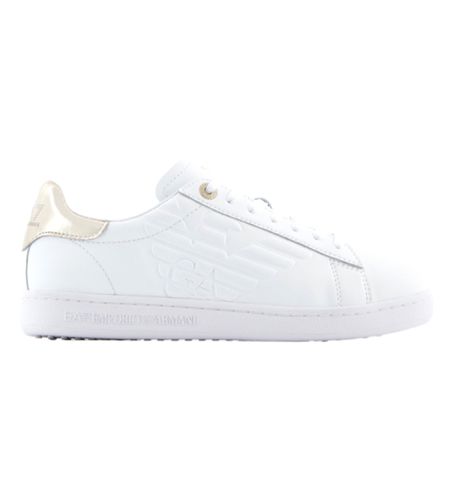 Unisex. X8X001_XCC51 Classic Cc Leather Sneakers (48), Cuir, Blanc, Plat, Lacets, Casuel - EA7 - Modalova