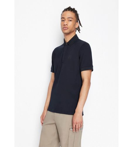 NZF91ZJ81Z1510 Polo Cotton Classic (S), Casuel, Coton, Manche courte, Marine - Armani Exchange - Modalova