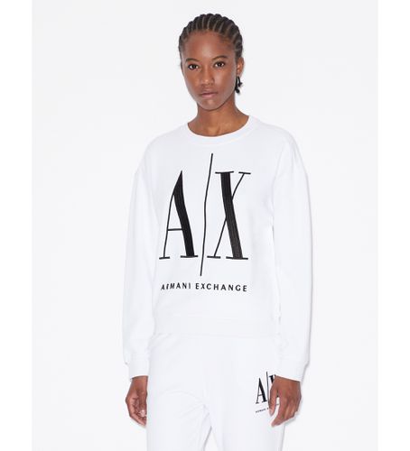 NYM02YJ68Z1000 Sweat (M), Casuel, Coton, Manche longue - Armani Exchange - Modalova