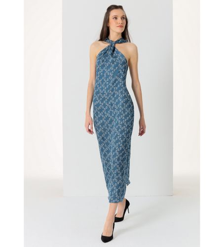 Robe longue imprimée multicolore avec encolure croisée (XS), Casuel, Viscose, Sans manches / - Victorio & Lucchino, V&L - Modalova