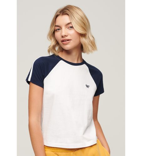 W1011427A T-shirt rétro avec logo Essential (S), Casuel, Coton, Manche courte - Superdry - Modalova