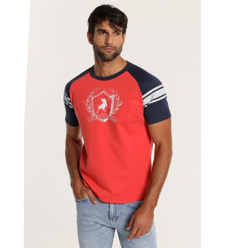 T-shirt à manches raglan avec contraste (S), Casuel, Coton, Manche courte - Lois Jeans - Modalova