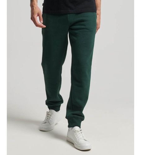 M7011032A Pantalon de jogging avec logo Essential (S), Casuel, Vert, Coton - Superdry - Modalova