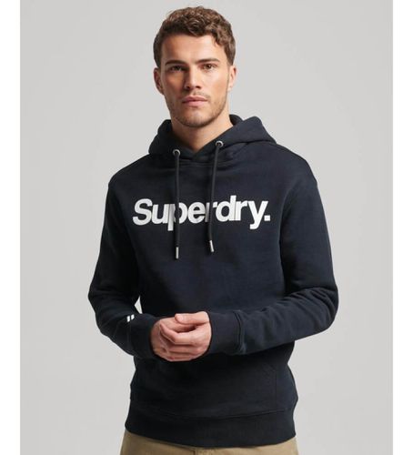 M2013243A Sweat classique avec capuche et logo Core (S), Noir, Casuel, Sport, Coton - Superdry - Modalova