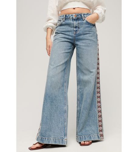 W7011080A Jean boho évasé (26/30), Casuel, Coton, Denim - Superdry - Modalova