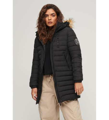 W5011564A Manteau matelassé à capuche mi-long Fuji (XS), Casuel, Polyester, Manche longue - Superdry - Modalova