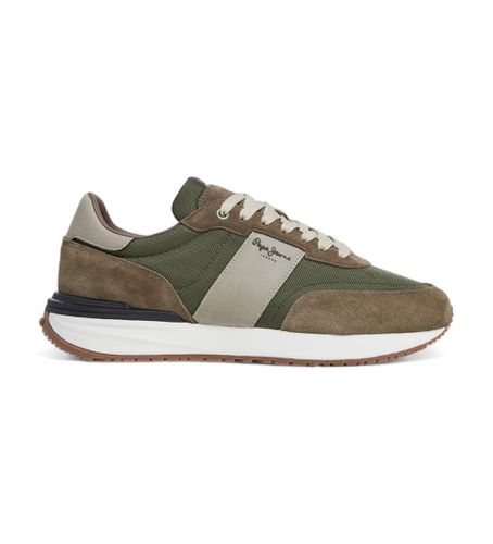 PMS60020 Supra Buster Leather Sneakers (40), Cuir, Plat, Lacets, Casuel, Vert - Pepe Jeans - Modalova