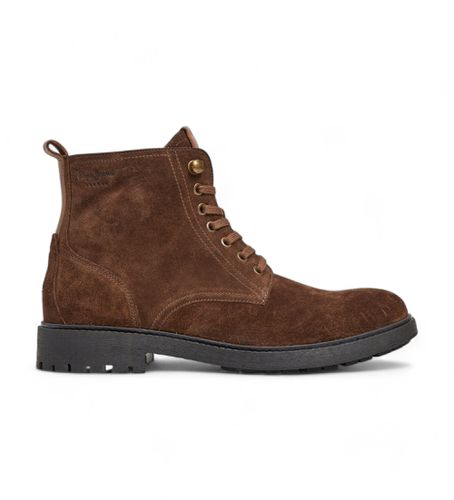 PMS50247 Bottines en cuir marron Fred Earth (41), Plat, Fermeture éclair, Casuel - Pepe Jeans - Modalova