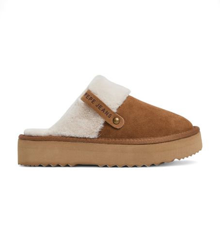 PLS10421 Dissy North Sabots en cuir marron (36), 3 à 5 cm, Aucun, Casuel - Pepe Jeans - Modalova