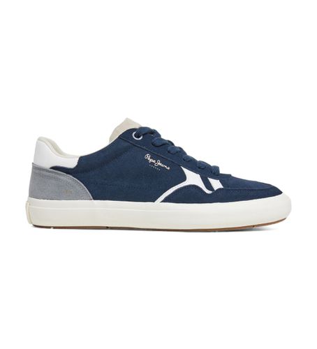 PMS31058 Travis Free Leather Sneakers (41), Cuir, Plat, Lacets, Casuel, Marine - Pepe Jeans - Modalova