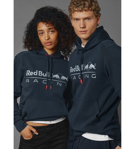 Bull Racing x Pepe Jeans unisex. RU580003 Sweatshirt Team Logo Overhead (S), Bleu, Casuel, Coton, Marine - Red Bull Racing x Pepe Jeans - Modalova