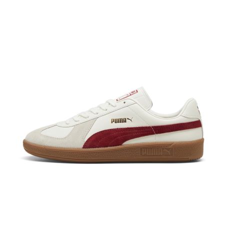 Army Trainer Leather Sneakers (42), Cuir, Blanc, Plat, Lacets, Casuel - Puma - Modalova