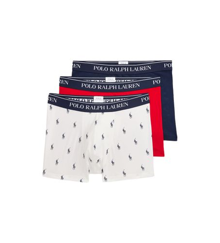 Lot de 3 boxers en coton blanc, rouge et (M), Homewear - Polo Ralph Lauren - Modalova