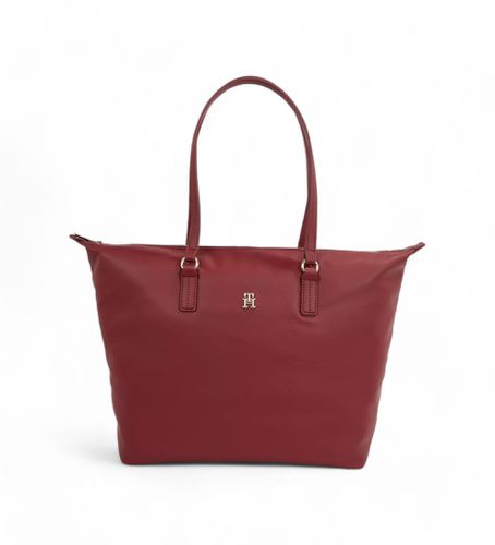 AW0AW16477 Sac fourre-tout avec badge monogramme TH marron (OSFA), Casuel, Grenat, Polister recyclé, Durable - Tommy Hilfiger - Modalova