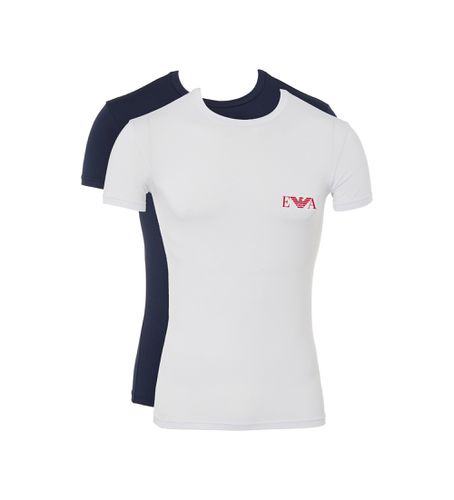 F715 Pack 2 T-shirts avec monogramme , (M), Homewear, Coton, Manche courte - Emporio Armani - Modalova