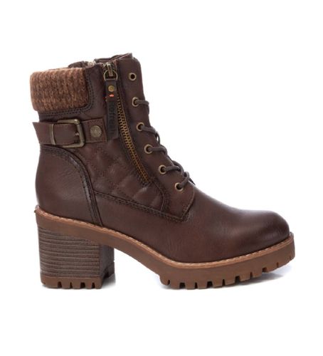 MARRON Bottines 172310 marron (37), 5 à 8 cm, Lacets, Fermeture éclair, Casuel - Refresh - Modalova