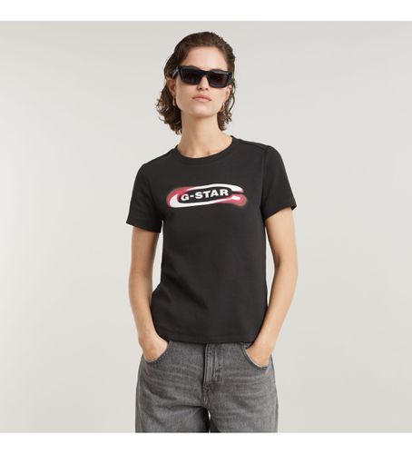 D25031-C812-6484 T-shirt Old Skool Logo (XXS), Casuel, Manche courte, Le coton biologique, Durable - G-Star - Modalova