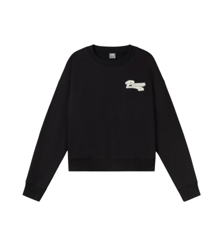 Sweatshirt Script Crew FL (S), Casuel, Sport, Coton, Multisport, Durable - Puma - Modalova