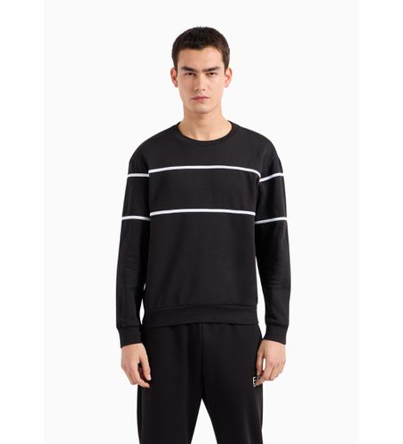 DPM80_PJTKZ Athletic Colour Block Crewneck Sweatshirt (L), Noir, Casuel, Sport, Coton, Multisport - EA7 - Modalova