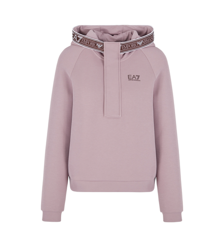 DTM38_TJUXZ Sweat à capuche Dynamic Athlete en tissu technique Natural VENTUS7 (L), Casuel, Sport, Rose, Coton, Multis - EA7 - Modalova