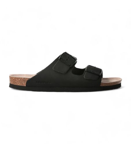 Unisex. G104365 Sandales en cuir Hawaii huilé (36), Plat, Aucun, Casuel - Genuins - Modalova