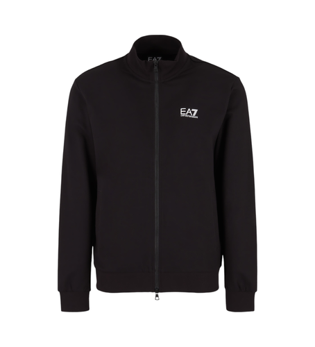 NPM31_PJVRZ Sweat cardigan (M), Noir, Casuel, Sport, Coton, Multisport - EA7 - Modalova