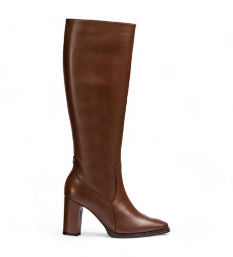 M-5140 Bottes en cuir Garda marron (36), 5 à 8 cm, Fermeture éclair, Casuel - Wonders - Modalova