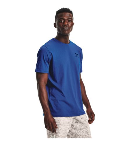 T-shirt à manches courtes Sportstyle Left Chest (XS), Bleu, Coton, Multisport, Manche courte, Marine - Under Armour - Modalova