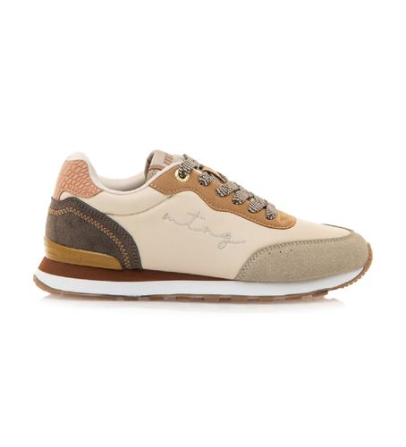 Joggo Beige Sneakers (36), Tissu, 1 à 3 cm, Lacets, Casuel - MTNG - Modalova