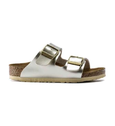 Sandales Arizona Kids Birko-Flor (35), Doré, Plat, Aucun, Casuel, Polyester recyclé - Birkenstock - Modalova