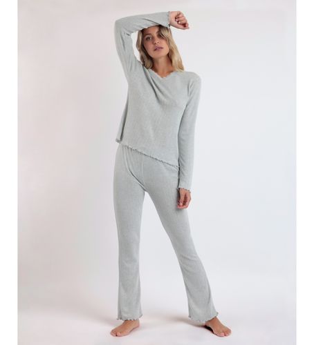 Pyjama manches longues Pico Soft Ribbed (L), Homewear, , Coton, Manche longue - Admas - Modalova