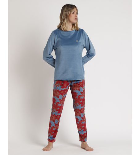 Pyjama à manches longues en velours de luxe (M), Homewear, Polyester, Manche longue - Admas - Modalova