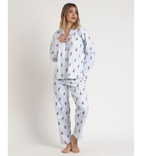 Pyjama ouvert à manches longues Mickey New York (S), Homewear, Coton, Manche longue - Disney - Modalova