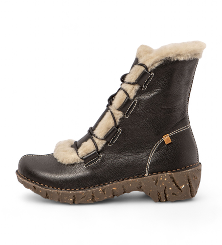 Bottines en cuir N5414 (36), Plat, Lacets, Casuel - El Naturalista - Modalova