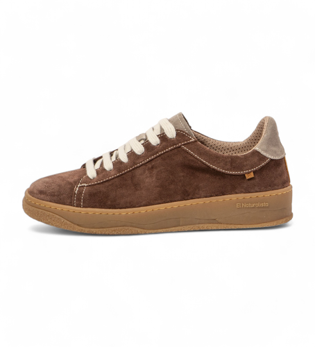 Unisex. 2584811FQ005_012 Baskets en cuir N5848 Geo marron (36), Plat, Lacets, Casuel - El Naturalista - Modalova