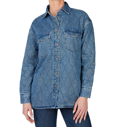 PL402486 Surchemise Chemise matelassée (S), Casuel, Coton, Manche longue, Durable - Pepe Jeans - Modalova