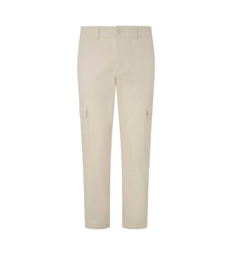 PM211770 Pantalon slim en popeline cargo Off Ecru (30), Blanc, Casuel, Coton - Pepe Jeans - Modalova